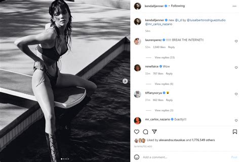 Kendall Jenner Frees The Nipple On Instagram