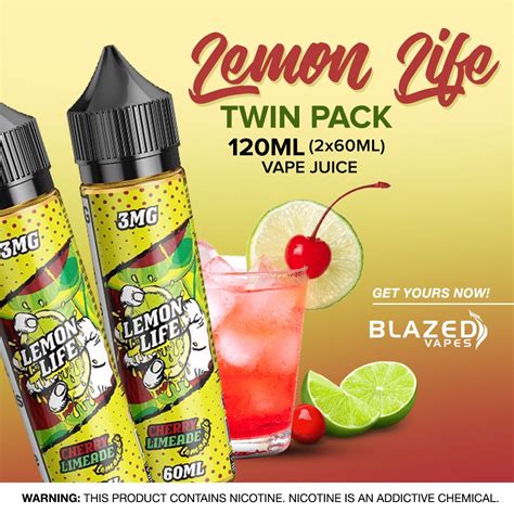 Lemon Life Twin Pack Cherry Limeade 2x60ml Vape Juice