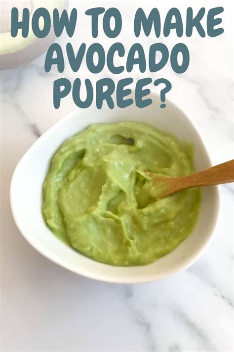 Transfer the sweet potatoes and the spinach in a tall container. First Baby Puree - Avocado | Creative Nourish | Recipe ...