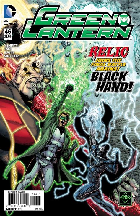 Exclusive Relic And Black Hand Walk Into A Sector In Green Lantern