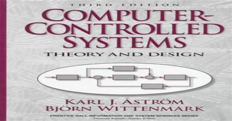 Computer Controlled Systems Theory And Practice Astrom 1997