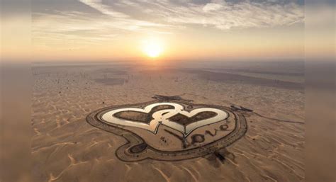 Places To Visit In Dubai Heart Shaped Lakes In Dubai Times Of India