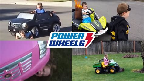 Kids In Powerwheels Runovercrashes Compilation Best Quality Youtube