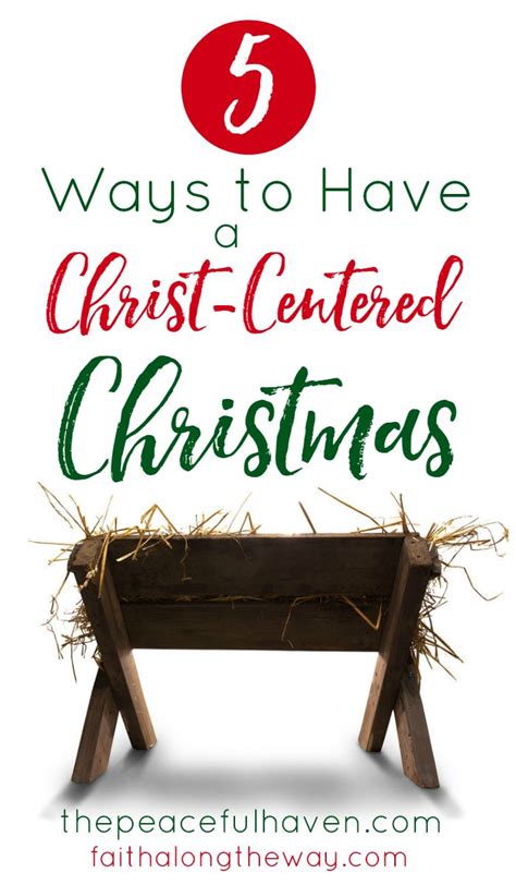 5 Ways To Have A Christ Centered Christmas Christian Christmas
