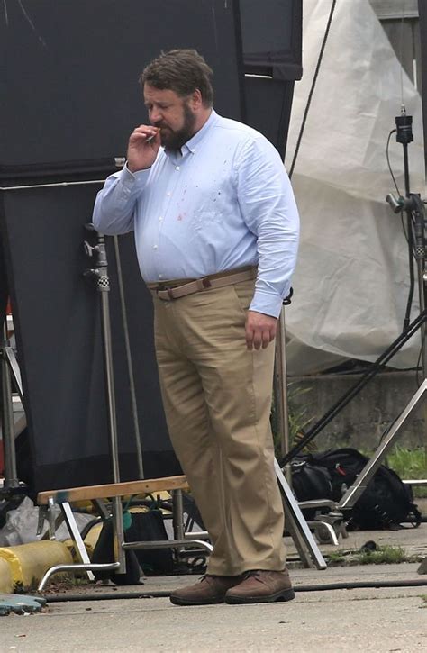 Russell Crowe Looks Totally Unrecognisable On Set Of New Movie Unhinged