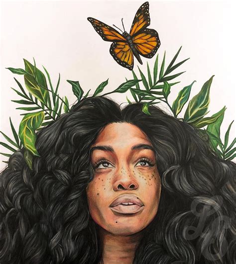 My Colored Pencil Drawing Of Sza Rdrawing