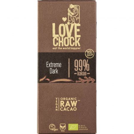 Ciocolata Raw Vegana Cacao Extreme Dark G Lovechock Dr Max