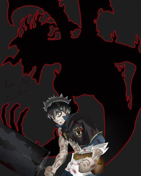Black Clover Asta Demon Mode Anime Wallpapers
