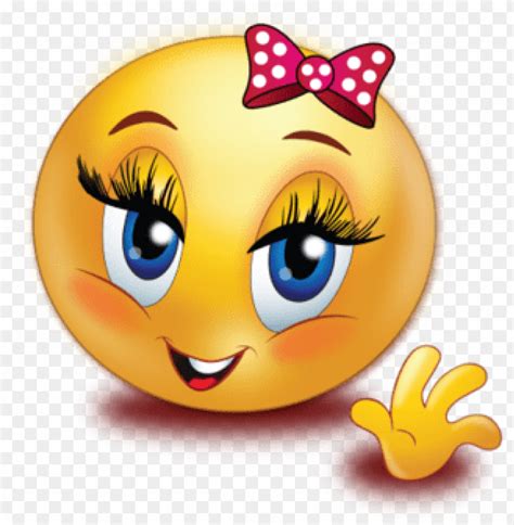 Smile Girl Emoji Png Image With Transparent Background Toppng The