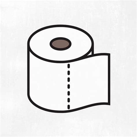 Toilet Paper Drawing Vector Drawing Ideas