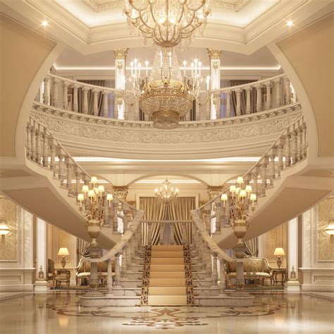 3d Classical Luxury Entrance Lobby Turbosquid 1238847 Luxury Homes