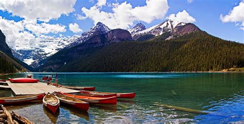 Lake Louise Is A Hamlet In Banff National Park Alberta Canada
