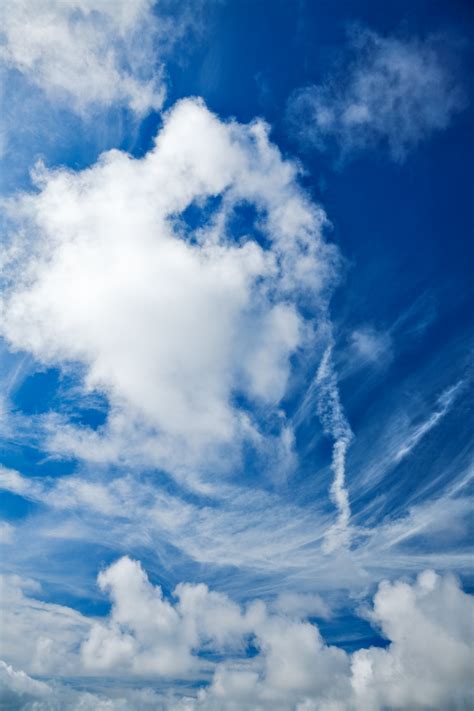 Free Photo Cloudy Blue Sky Blue Clouds Cloudy Free Download Jooinn