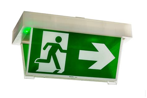 148 x 297, 200 x 400 oder 297 x 594 mm. Rettungszeichenleuchte - Optima 11 | Voltimum