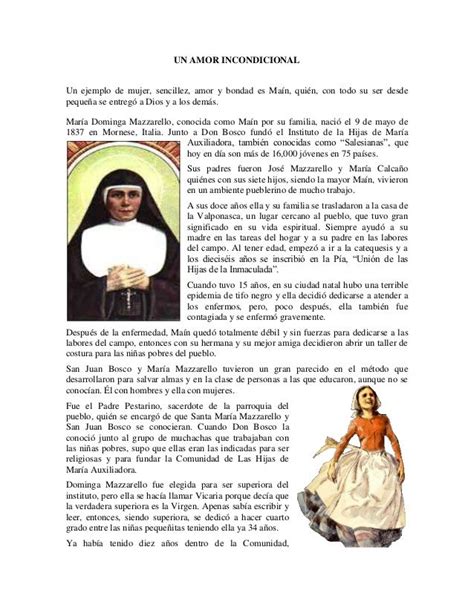 Santa María Mazzarello Biografía