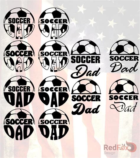 Soccer Dad Fathers Day Svg Cut File Dxf Png Eps Etsy