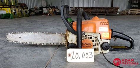 Stihl Ms180c Chainsaw With Case Adam Marshall Land And Auction Llc