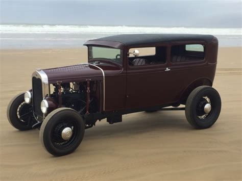 1931 Ford Model A Tudor Sedan Chopped Traditional Hot Rod For Sale