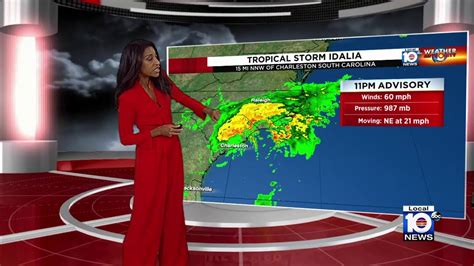 Idalia Downgraded To Tropical Storm Youtube