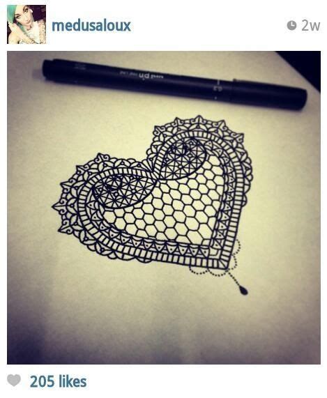 Hearts And Lace Lace Tattoo Heart Tattoo Designs Lace Tattoo Design