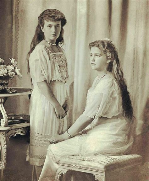 Maria And Anastasia Tsar Nicolas Nicolas Ii Tsar Nicholas Ii Vintage