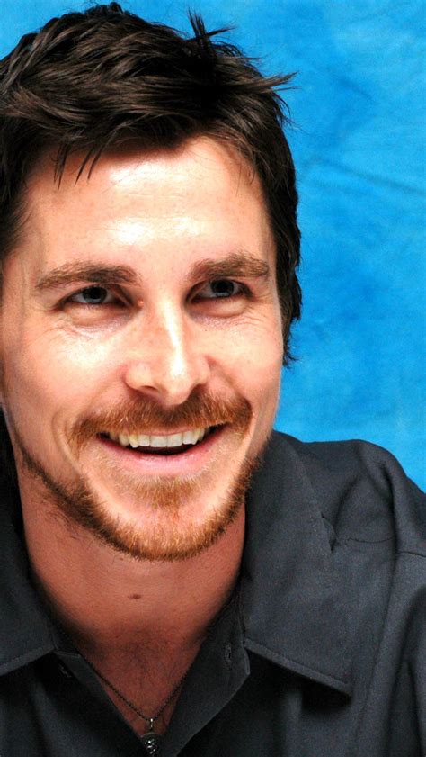 1082x1920 Christian Bale Smile Wallpaper 1082x1920 Resolution Wallpaper