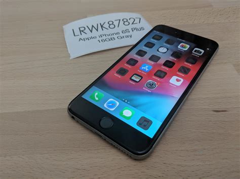 Apple Iphone 6s Plus Verizon Grey 16gb A1687 Lrwk87827 Swappa