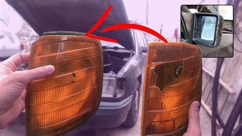 How To Change Blinkers And Side Mirror On Mercedes Benz W124 Youtube