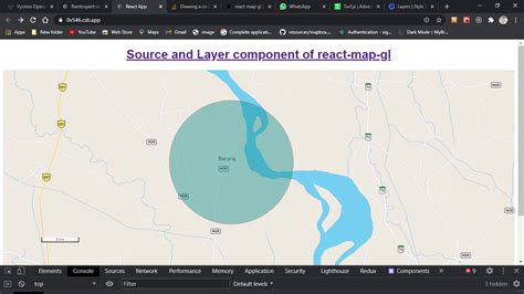 Drawing A Circle With The Radius In Milesmeters With Mapbox Gl Js