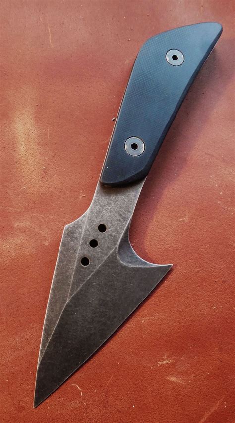 Modern Kiridashi Knife From W1 7 High Carbon Steel G10 Handle Knife