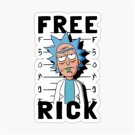 Rick And Morty Vinyl Decal Laptop Decal Stickers Rick Etsy