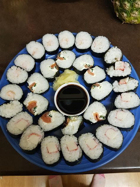 Homemade Sushi Sharing Platter Sharing It Here Because You Guys Are A