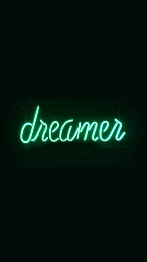 Download Neon Dreamer Black Aesthetic Wallpaper