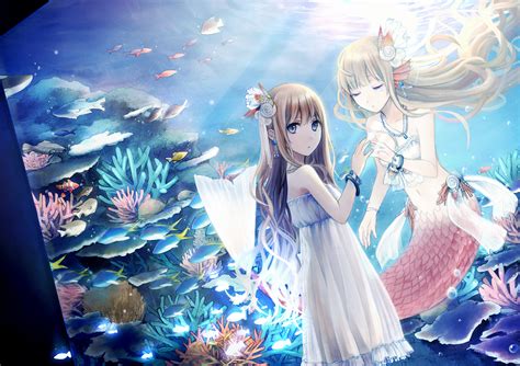 Anime Mermaid Computer Wallpapers Desktop Backgrounds Anime Mermaids