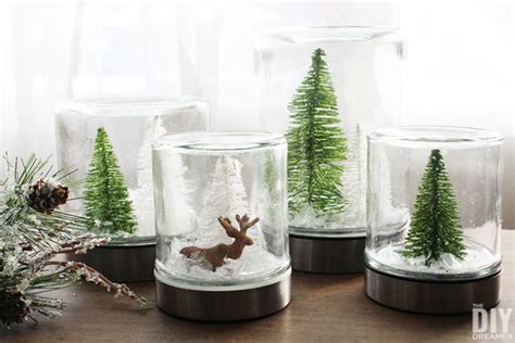 Waterless Snow Globes Quick And Easy Christmas Craft