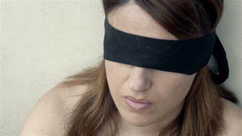 Blindfold Woman Stock Footage Video Shutterstock