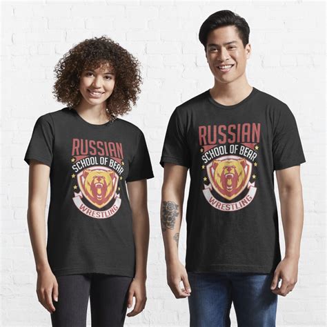 Russian Bear Wrestling Retro Wrestler Mixed Martial Arts Mma T Shirt