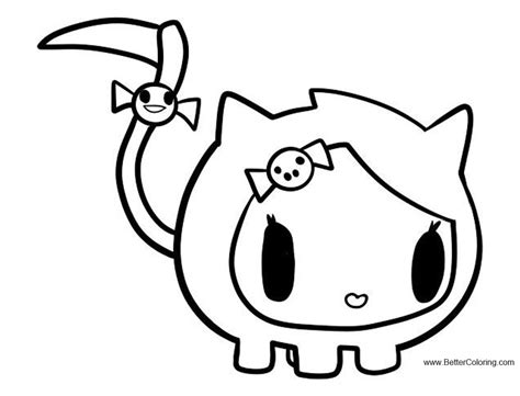 Welcome to the official tokidoki website! Tokidoki Coloring Pages Skeltrina - Free Printable ...
