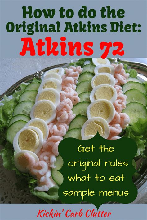 How To Do The Original Atkins Diet Atkins 72 Get The Original Atkins