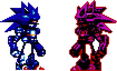 Semi Super Mecha Sonic Sprites
