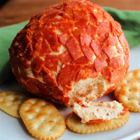 Pepperoni Cheese Ball Cooking With Carlee