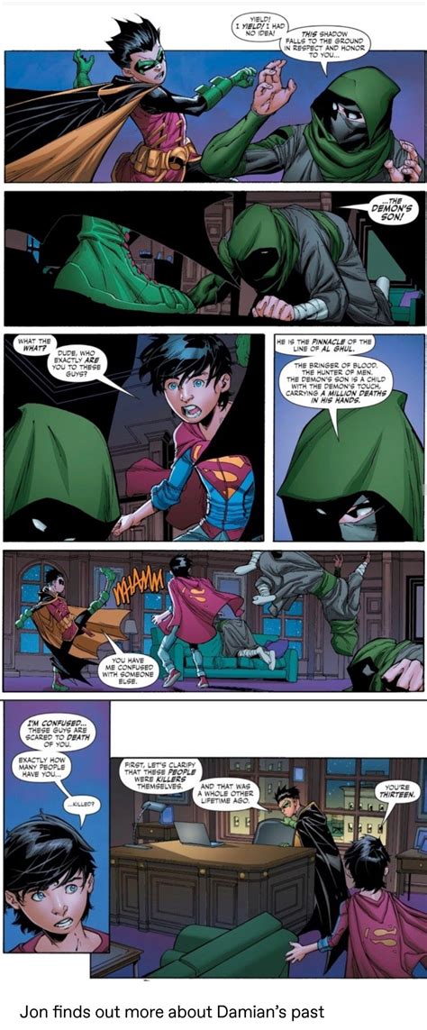 Damian And The League Of Shadows Damian Wayne And Jonathan Kent Robin And Superboy
