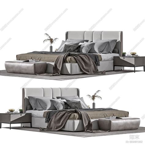 11026 3d Bed Model For Free Download