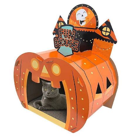 Target Halloween Cat Scratcher Houses Popsugar Pets