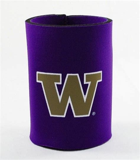 Washington Huskies Drink Cooler Koozie Huggie Beverage Cooler