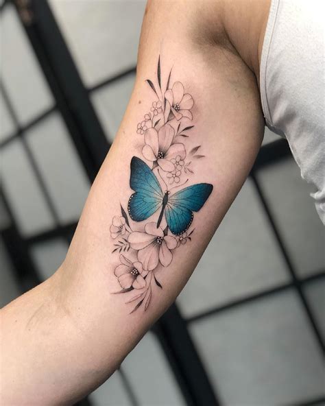 30 awesome blue butterfly tattoo ideas for 2023