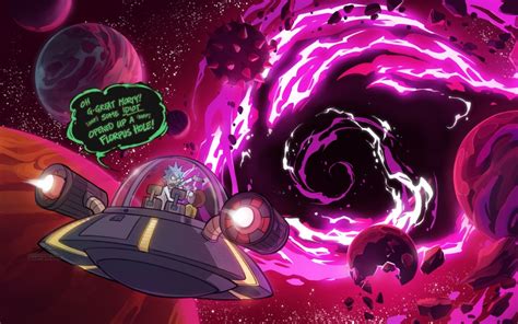 1280x800 Rick And Morty Space Adventure 1280x800 Resolution Wallpaper