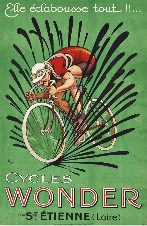 Wonder Cycles Poster At Cadenced Bicycle Art Bike Poster Cycling