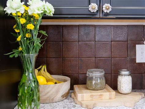 With its charming, handcrafted grape design this solid copper wall tile is ideal for a custom backsplash and is a great way to dress up your kitchen or bathroom. Unique Kitchen Backsplashes: Pictures & Ideas From HGTV | HGTV