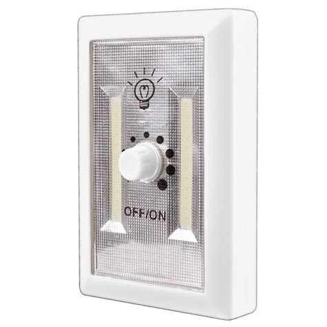 How big is a battery operated picture light? Dimmable LED Super Bright Light Switch